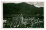 141 - BRASOV, Black Church - old postcard, CENSOR, real PHOTO - used - 1942