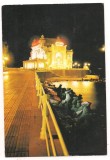 #carte postala(ilustrata)-CONSTANTA-Restaurantul Cazino, Circulata, Printata