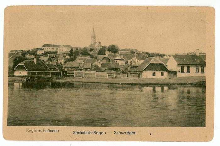 1771 - REGHIN, Mures - old postcard - used - 1923
