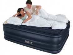 Saltea/pat Intex pentru 2 persoane : 203 x 152 x 56 cm ; cu Pompa incorporata foto