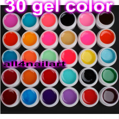 Gel color 30 buc Set kit unghii false gel Manichiura Unghii gel,acryl foto