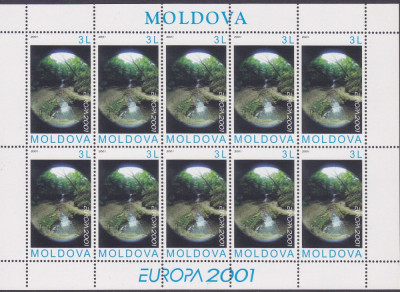 MOLDOVA 2001 EUROPA COTA MICHEL 30 EURO foto