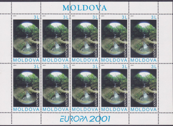 MOLDOVA 2001 EUROPA COTA MICHEL 30 EURO