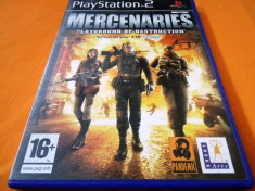 Joc Mercenaries, PS2, original fara manual, alte sute de jocuri! foto