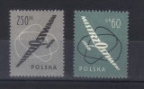 POLONIA 1958, Aviatie, serie neuzată, MNH