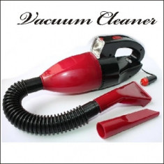 Aspirator auto Vacuum Cleaner cu lanterna foto