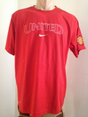 TRICOU NIKE ORIGINAL 100% MANCHESTER UNITED-Ultimele bucati-marimea L foto