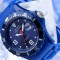 Ceas Sport Unisex DeTOMASO Colorato Albastru, Sticla Cristal cu Lupa la DATA, Curea Silicon, Mecanism Citizen - NOU, ORIGINAL