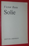 Cumpara ieftin VICTOR RUSU - SOLIE (VERSURI) [editia princeps, 1988]