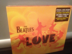 THE BEATLES - LOVE(2006/PARLAPHONE REC)-(CD A+ DVD) - BOXdeluxe ed. NOU/SIGILAT foto