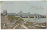 Salutari din Romania.Podul de la Cernavoda,circulata,francata,antebelica
