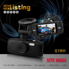 Nou! G1WH Novatek NT96650 DVR Auto Camera Video FullHD 1920x1080p 30fps H.264 G1W H - Senzor Miscare - G Sensor foto