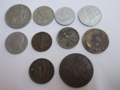 Italia - lot monede vechi foto
