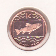 bnk mnd North Pole 1 cent 2012 unc, fauna