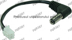 Cablu adaptor c.c. tata 2,5 mm-borna 2 pini-128187 foto