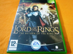 Joc Lord of the Rings the Return of the King, XBOX clasic, 14.99 lei(gamestore)! foto