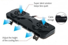 Stand racitor laptop Genius 100, USB, compatibil 10-17 inch foto