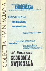 Mihai Eminescu-Economia nationala foto