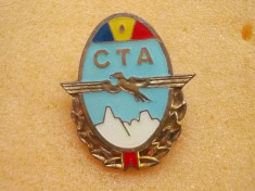 Insigna CTA aviatie, planorism foto
