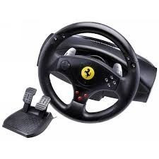 THRUSTMASTER Ferrari GT Experience Racing Wheel PC, PS3 contine volan si pedale, cu vibration feedback (tehnologia immersion touchsense). foto