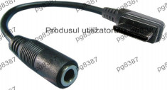 Cablu adaptor, iesire audio (casti), pentru SAMSUNG - jack 3,5 mm-128013 foto