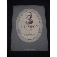 B. EVGHENIEV - A. N. RADISCEV 1749-1802 MONOGRAFIE