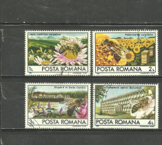 ROMANIA 1987 - APICULTURA, ALBINE, serie stampilata T135 foto