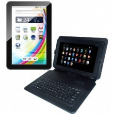 Tableta Serioux S1005KTAB Cortex A9 1.2GHz, 10.1&amp;quot;, 1GB DDR3, 8GB, Wi-Fi, Android 4.1, Husa cu tastatura! foto
