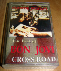 BON JOVI - The Best of / CROSS ROAD / Caseta Audio foto