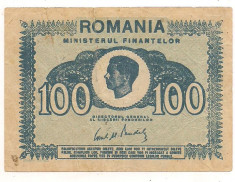 bancnota-100 lei 1945 foto