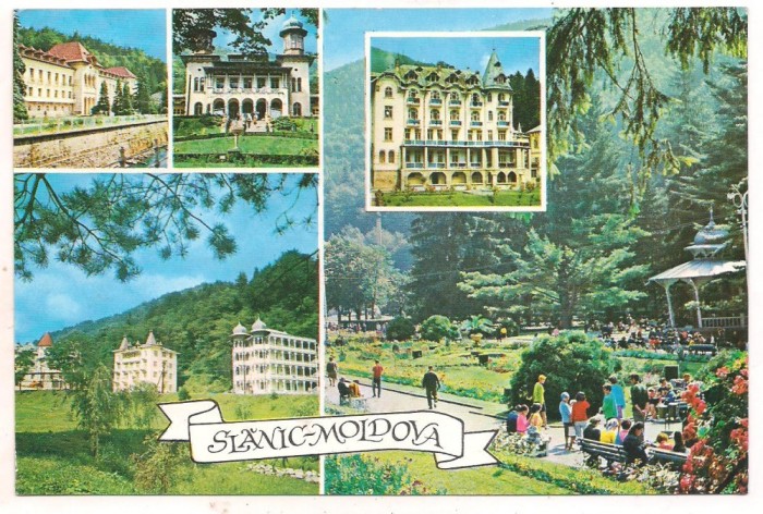 #carte postala(ilustrata)-SLANIC MOLDOVA