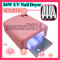 Lampa UV 36W Profesionala pt manichiura/unghii false,gel uv + 4 Becuri 9W incluse - OFERTA LIMITATA