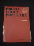 TACHE PAPAHAGI - POEZIA LIRICA POPULARA