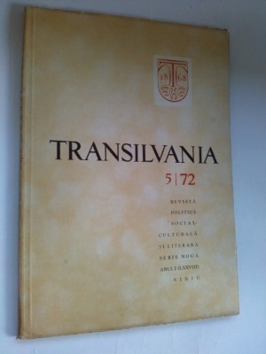 REVISTA TRANSILVANIA 5 / &amp;#039;72 foto