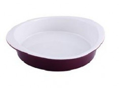 Platou ceramic rotund pentru copt Wellberg WB-35304 foto