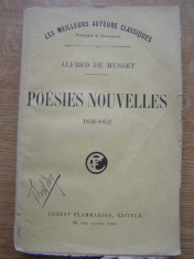 Alfred de Musset - Poesies nouvelles (lb. franceza) foto