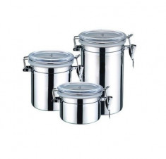 Set 3 recipiente din inox pentru alimente Bohmann BH 8530 foto