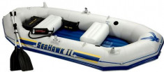 Barca SEAHAWK II Intex ,pentru 3-4 persoane ;inclus set vasle aluminiu si pompa foto