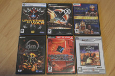 6in1 Strategy Pack (Warhammer 4k Dawn of War + Medieval 2 Total War GOLD + Universe at War + X3 Reunion 2 + Rim: Battle Planets + Master of Orion 3) foto