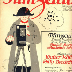 205 PARTITURA antebelica - Unter Linden -Marsch aus der Posse -Filmzauber -von Rudolf Bernauer u.Rudolph Schanzer-starea care se vede