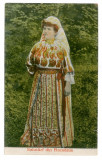 1934 - Ethnic woman, Romania - old postcard - unused, Necirculata, Printata
