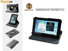 Husa rotativa 360 Samsung Galaxy Tab 2 7.0 P3100 P3110 3113 + bonus foto