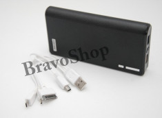 Power Bank - Baterie externa telefoane mobile - 20.000 mAh / iPhone, iPad, mp3/mp4, Nokia, smartphone-uri, tablete etc. foto