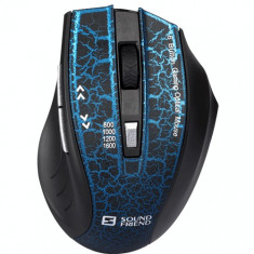 Mouse optic, fara fir, 2,4 GHz, 6 butoane, interfata USB 01065 foto