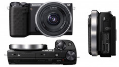 SuperKit Sony alpha NEX 5R NEX-5R black + SEL1855 f/3.5-5.6 negru + SEL16 f/2.8 + VCL-ECU1 0.75x + Tru-Finder XGA OLED FDA-EV1S + MEGABONUS foto