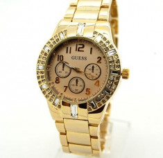 Ceas de dama Guess Gold foto