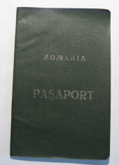 Pasaport Romania RSR emis in 1991 file cu stema veche foto