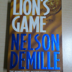 The lion's game - Nelson Demille ( limba engleza, lb. eng. )
