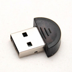 Mini Adaptor Bluetooth Dongle pe USB 2.0 rotund foto