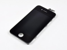 DISPLAY ECRAN LCD + GEAM TOUCHSCREEN DIGITIZER APPLE IPHONE 4S NEGRU ( BLACK ) ORIGINAL foto